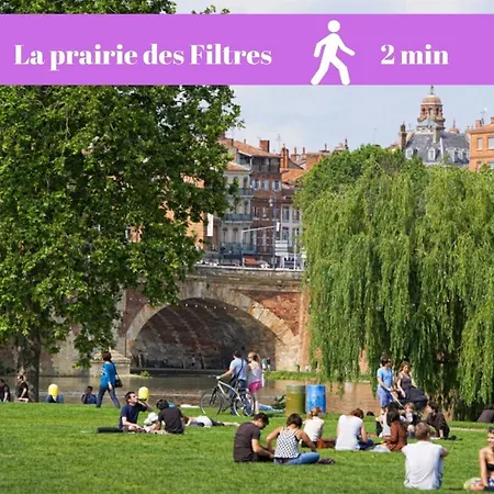Apartmán Le Pastel/en Ville/metro/tramway Toulouse