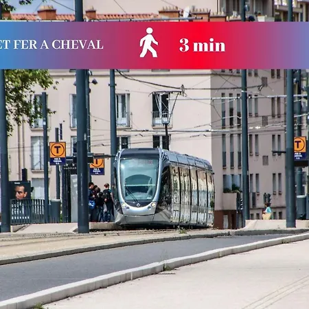 Apartmán Le Pastel/en Ville/metro/tramway *