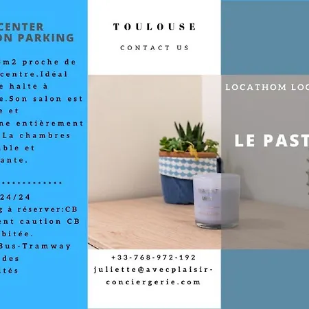 公寓 Le Pastel/en Ville/metro/tramway 圖盧茲