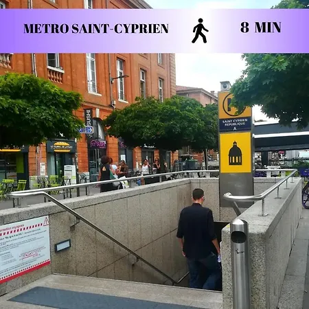 Le Pastel/en Ville/metro/tramway 公寓